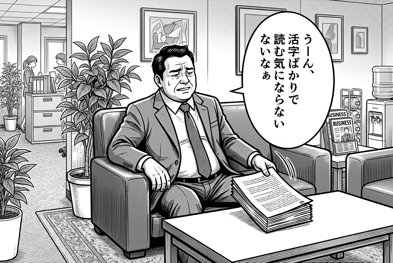 営業資料のイメージ