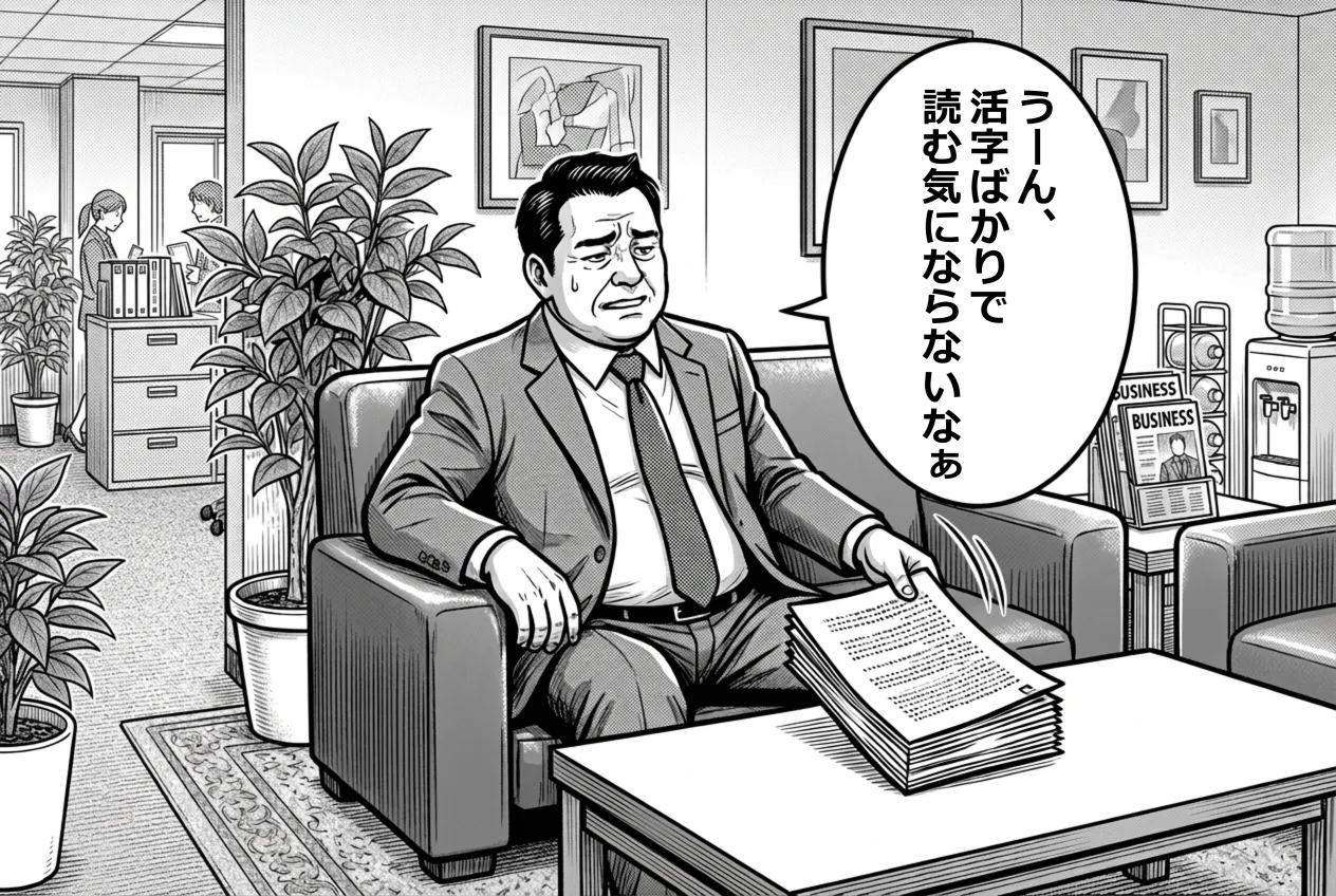 営業資料のイメージ