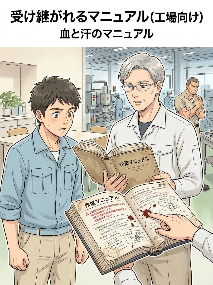 制作サンプル 受け継がれるマニュアル漫画