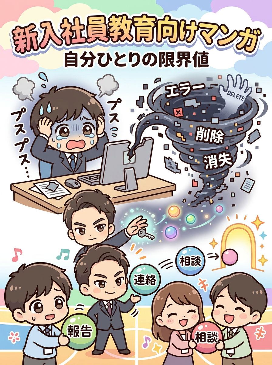 制作サンプル 新入社員教育向けマンガ