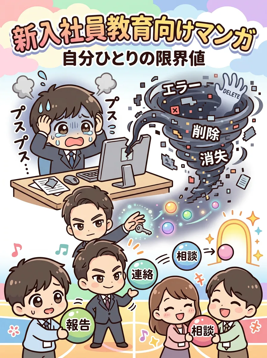 制作サンプル 新入社員教育向けマンガ